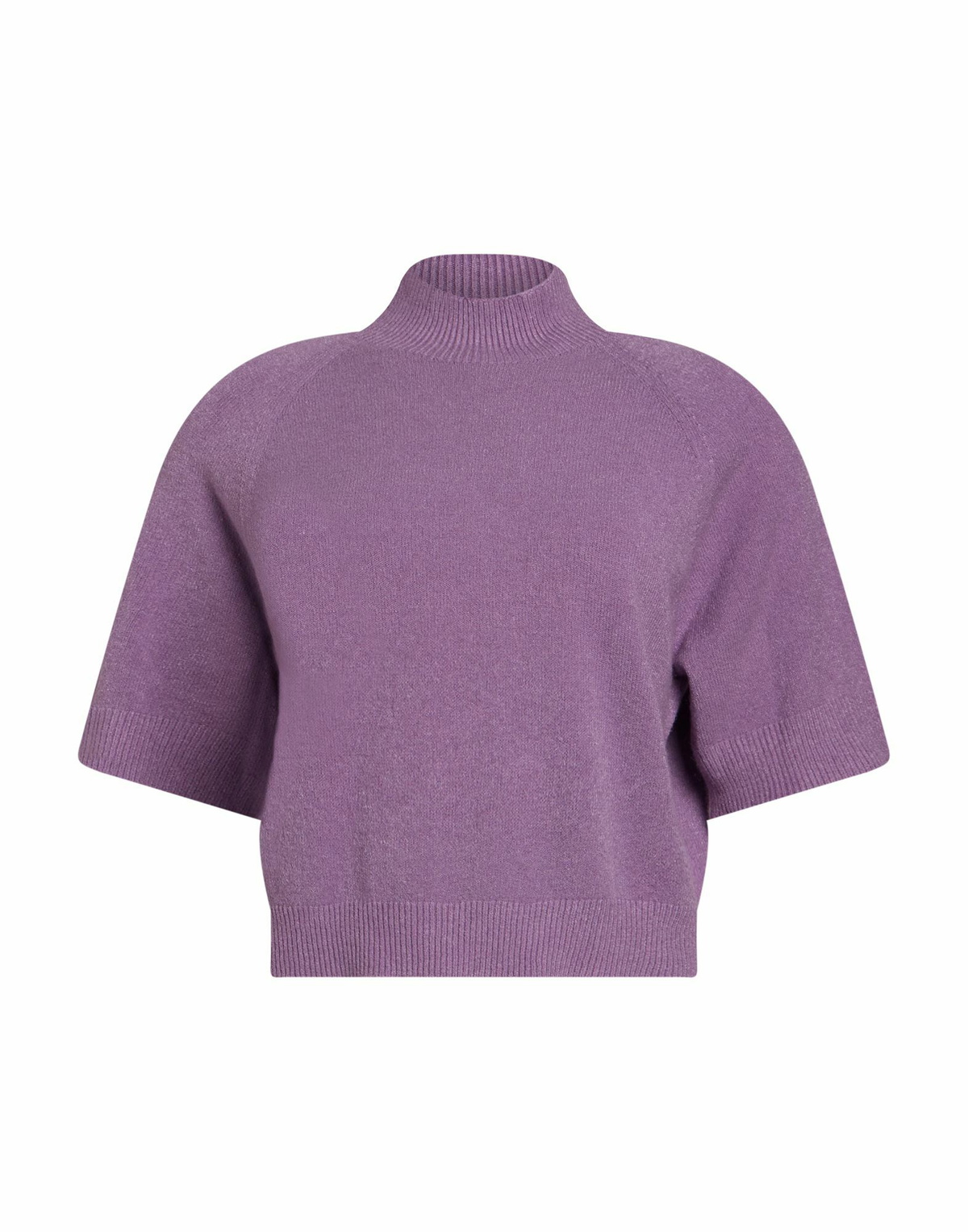 Manila Grace Womens Turtleneck in Lilac