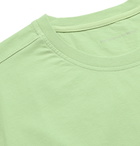 Pop Trading Company - SAFE-TRIP.ORG Logo-Print Cotton-Jersey T-Shirt - Green