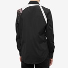 Alexander McQueen Men's Printed Harness Shirt in Black
