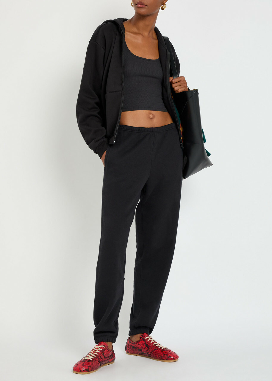Skims Cotton-blend Sweatpants Black