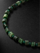 JIA JIA - Oracle 14-Karat Gold, Malachite and Jade Beaded Necklace