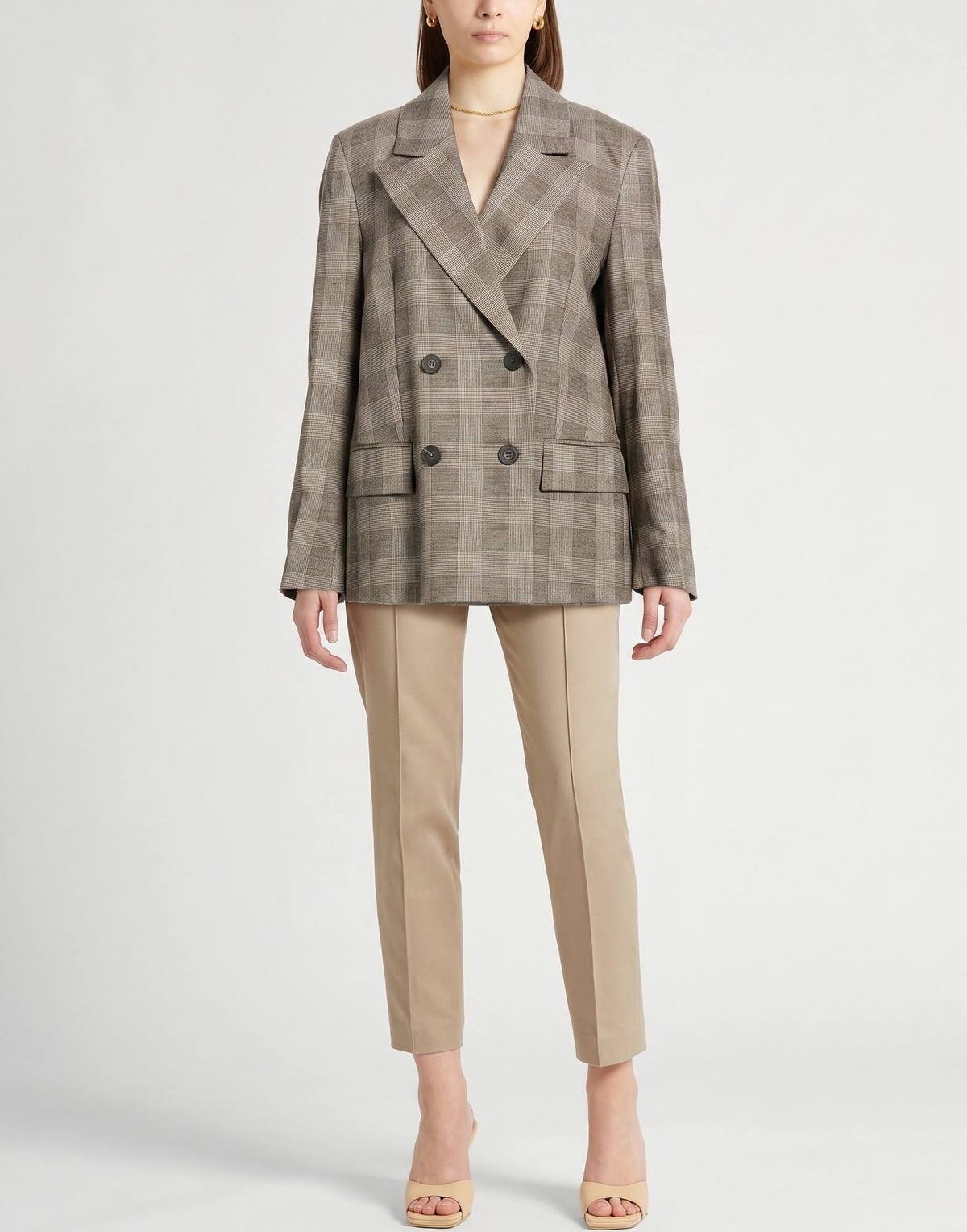 Peserico Womens Blazer in Grey