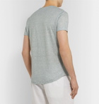 Orlebar Brown - OB-T Slim-Fit Striped Linen-Jersey T-Shirt - Gray