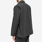 Engineered Garments Men's Workaday Utility Jacket in Black Reverse Sateen