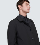 Lardini Single-breasted checked wool jacket