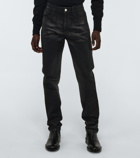 Givenchy - Coated slim-fit jeans