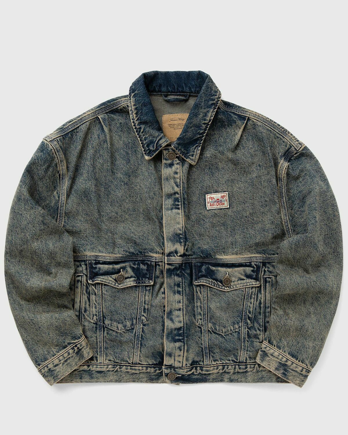 American Vintage Joybird Vest Blue Denim Jackets American Vintage