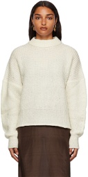 RUS Off-White Alpaca & Merino Wakusei Sweater