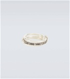 Spinelli Kilcollin Petunia silver ring with diamonds