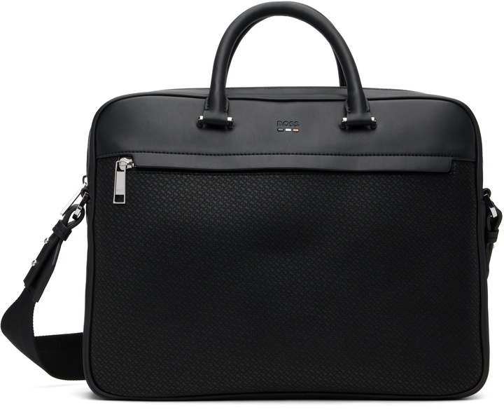 Photo: BOSS Black Monogram Print Document Briefcase