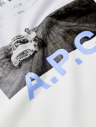 A.P.C. - Lucien Printed Cotton-Jersey T-Shirt - White