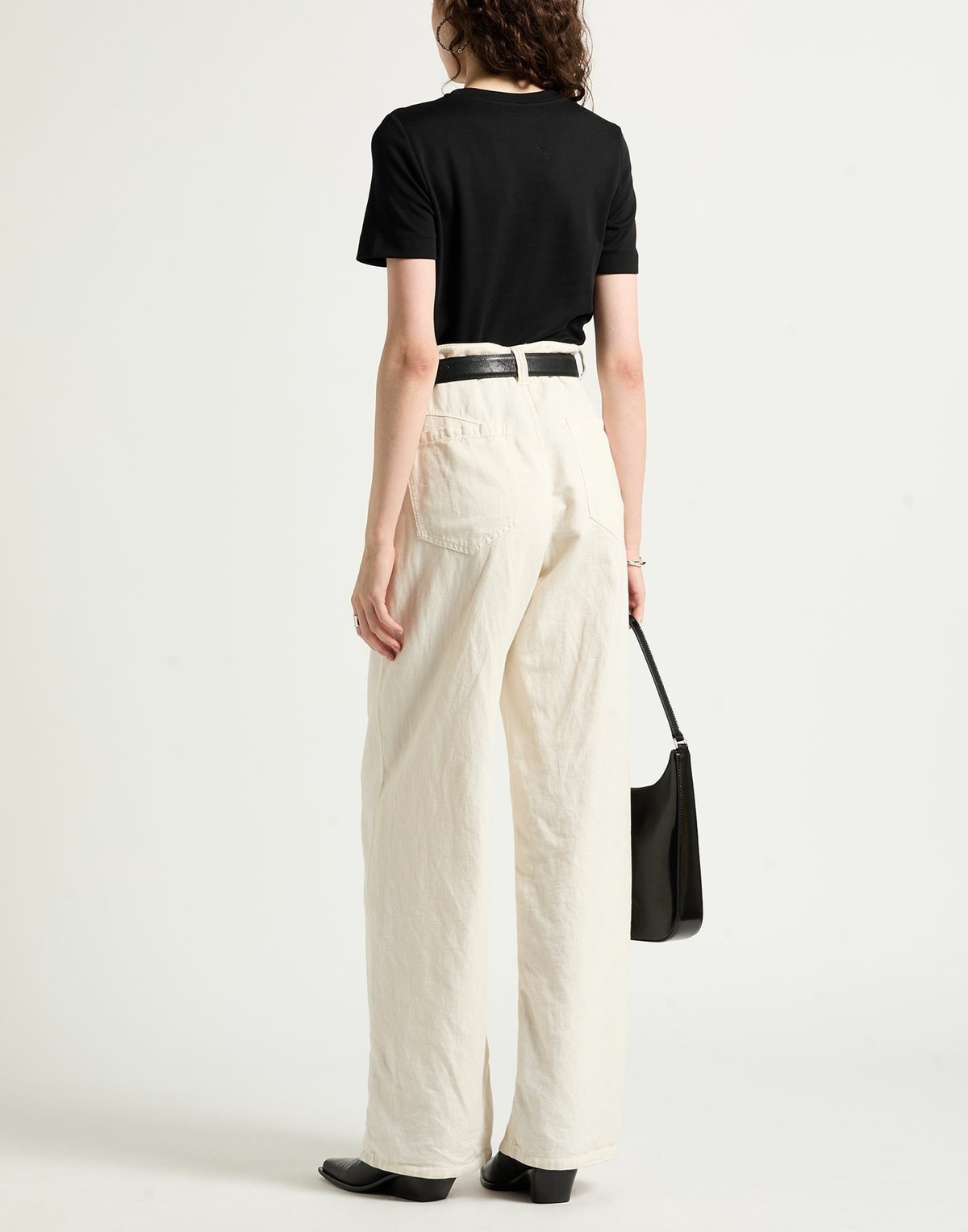 's Max Mara Womens T-shirt in Black