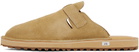 Comme des Garçons Homme Beige Pin-Buckle Loafers