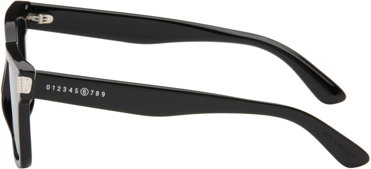 MM6 Maison Margiela Black 15 Sunglasses