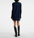 Frame Pinafore denim minidress