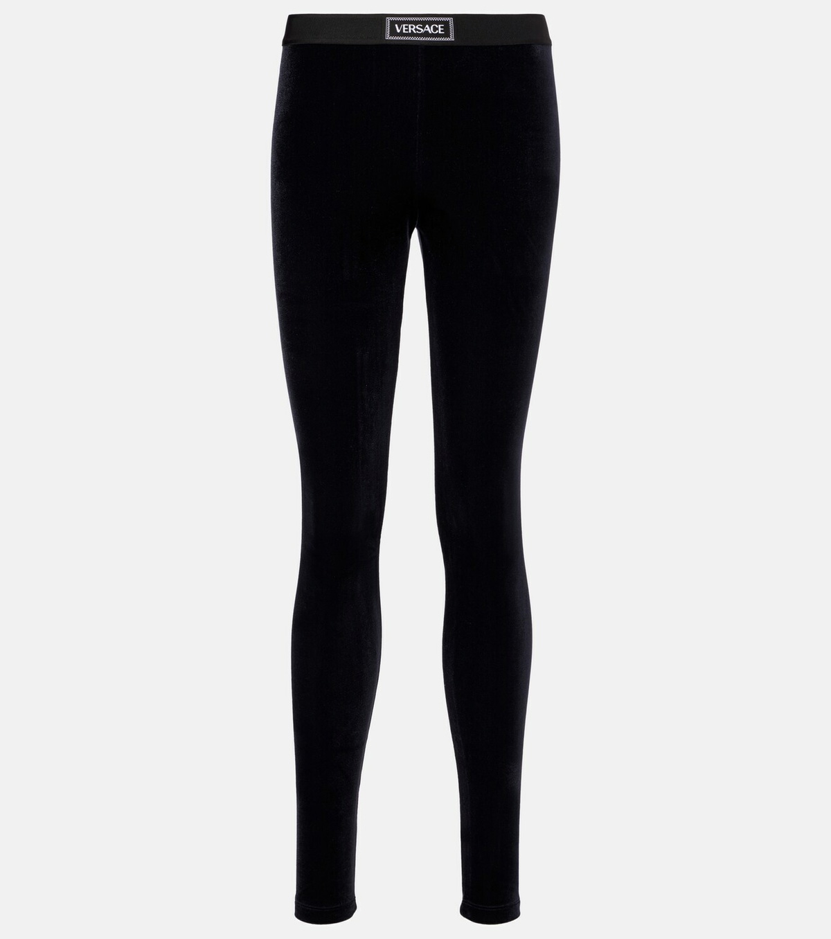 Versace Logo jersey leggings