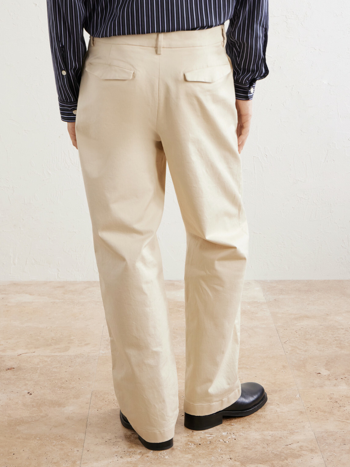 Barena - Wide-Leg Cotton-Blend Gabardine Trousers - Neutrals