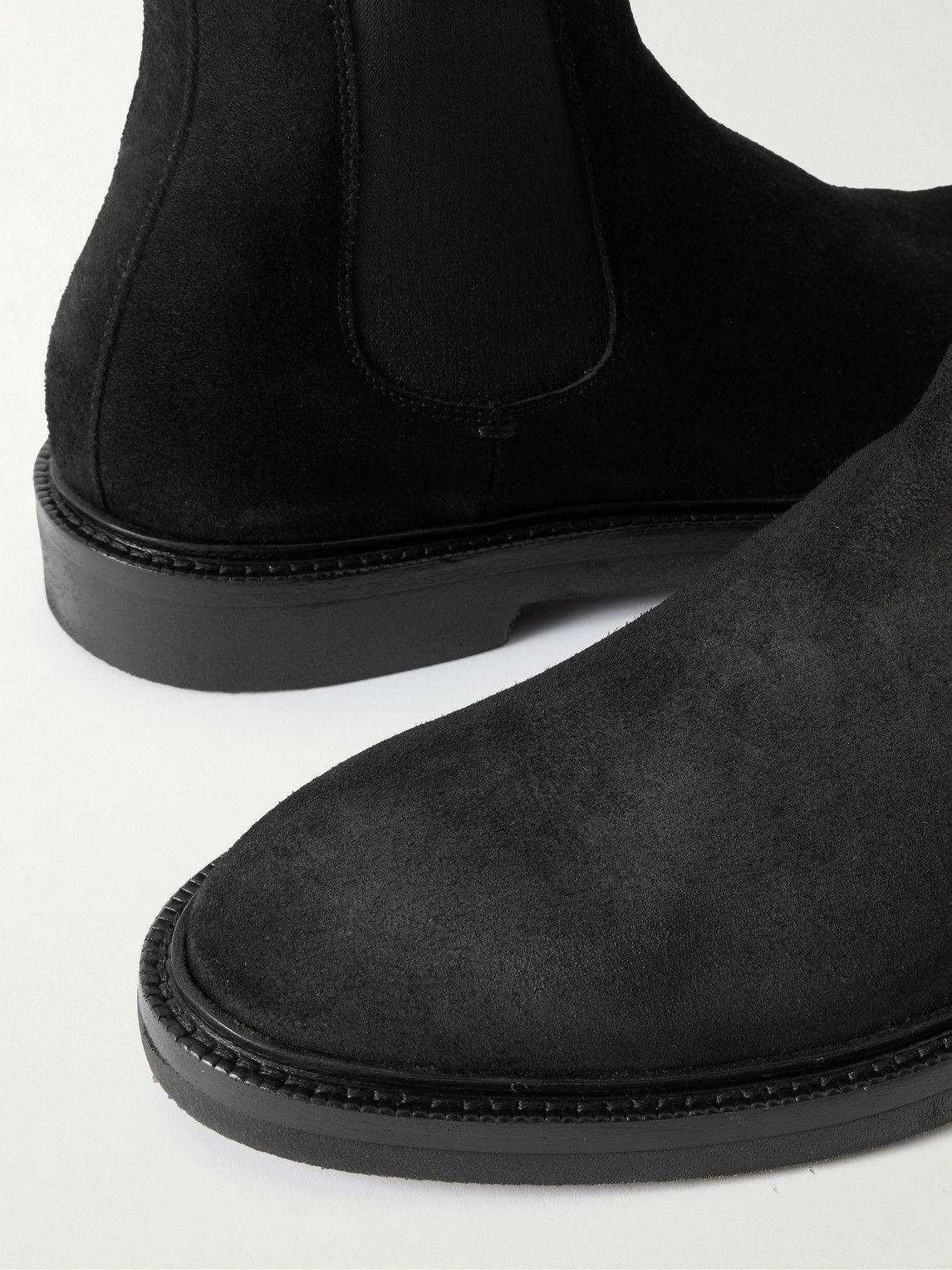 Officine Creative - Dude Flexi Suede Chelsea Boots - Black