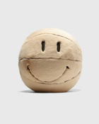 Market Smiley Sherpa Basketball Pillow Beige - Mens - Home Deco