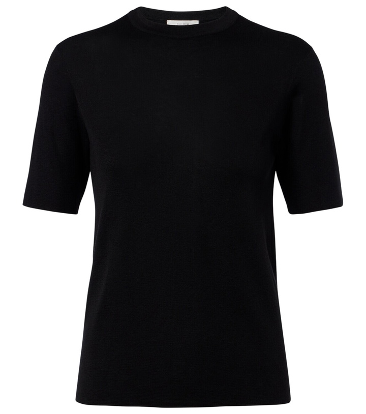 Photo: The Row Ozzi silk-blend T-shirt