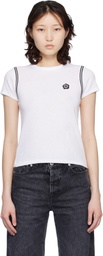 Kenzo White Kenzo Paris 'Boke Flower 2.0' Embroidered T-shirt