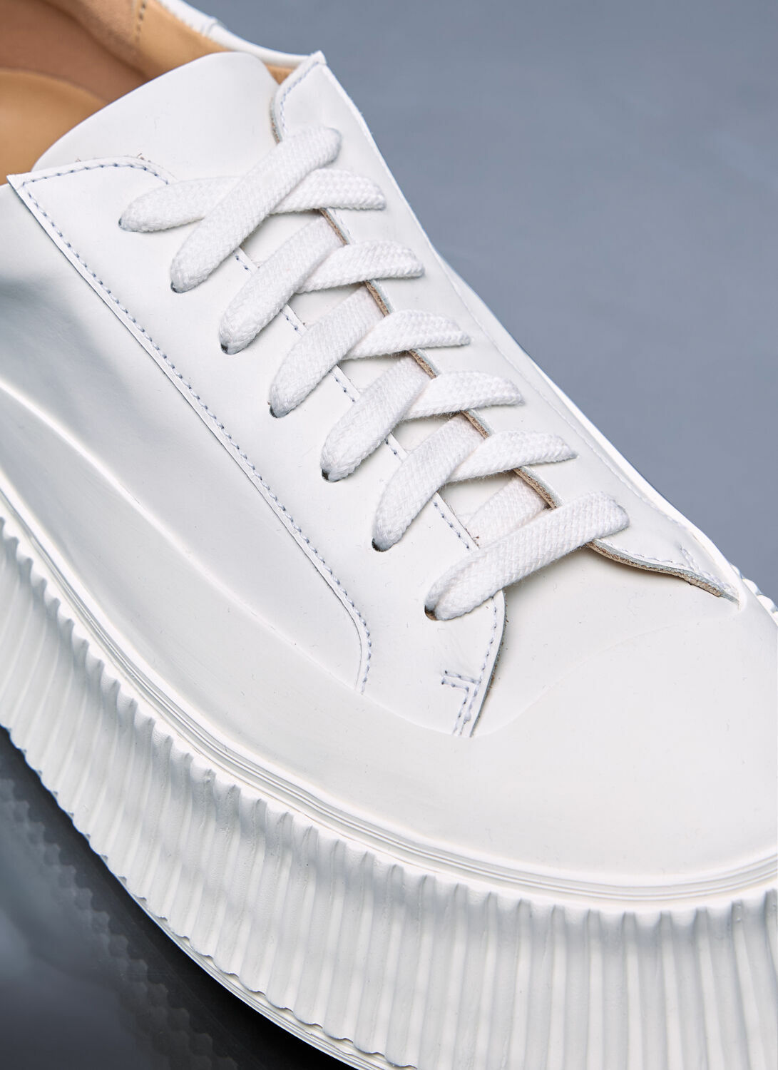 Jil Sander Leather Sneakers