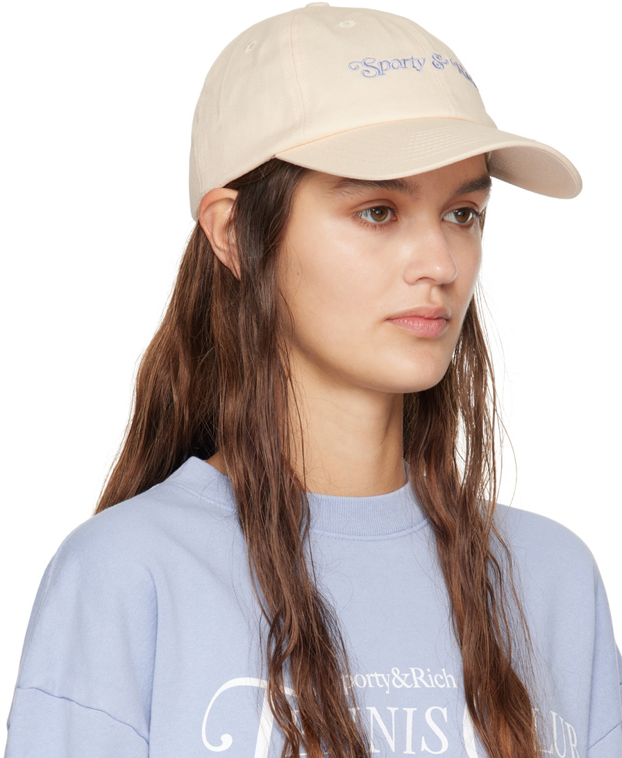 Sporty & Rich Off-White 'NY Tennis Club' Cap Sporty & Rich