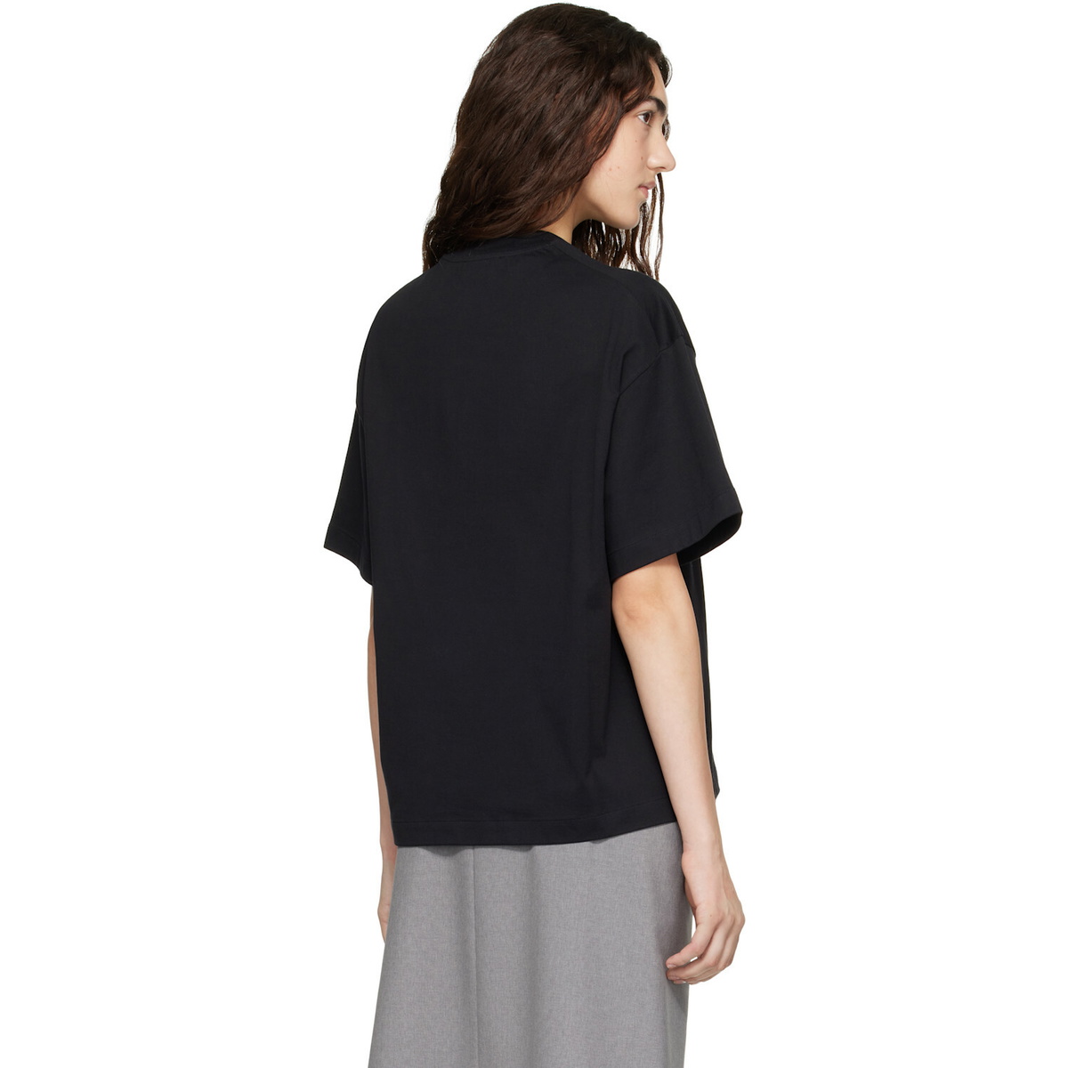 Jil Sander Black Cotton Crew-Neck T-shirt