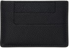 TOM FORD Black Small Grain Leather Classic Card Holder