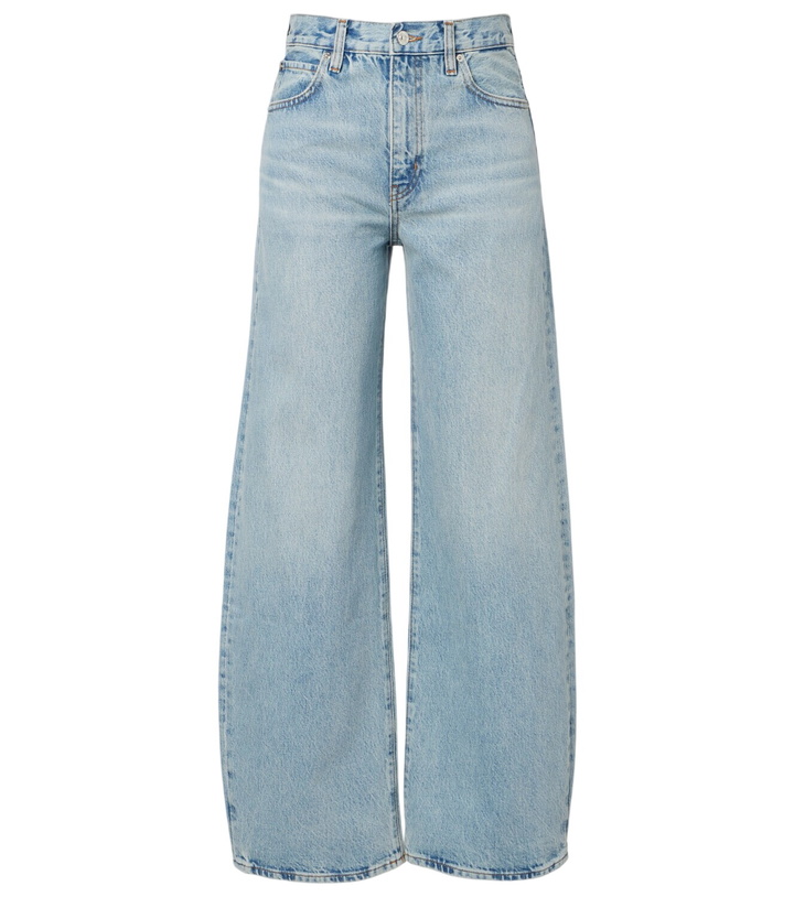 Photo: Frame Bow barrel-leg jeans