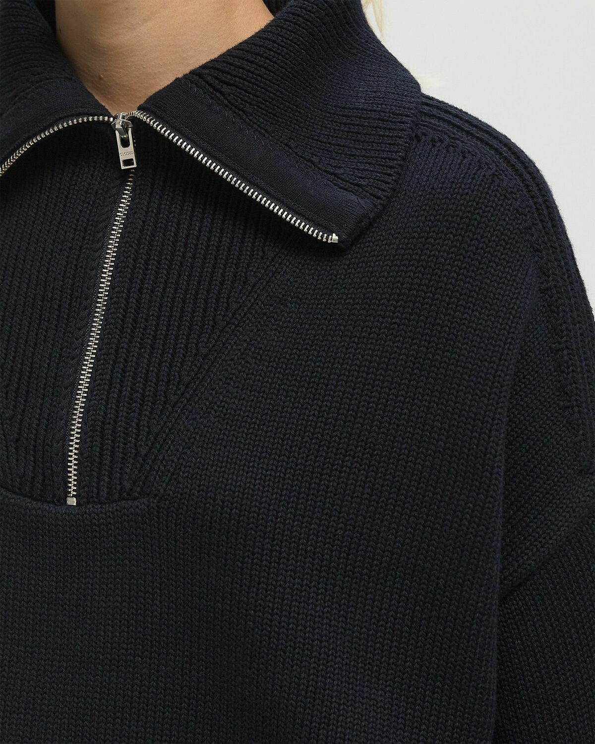 CLOSED CROPPED TROYER Blue Womens Pullover