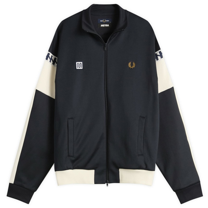 Photo: Fred Perry Men's Meyba Cut And Sew Track Jacket in Navy