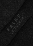 Falke Soft Merino Wool-blend Socks Anthracite