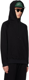 nanamica Black Paneled Hoodie