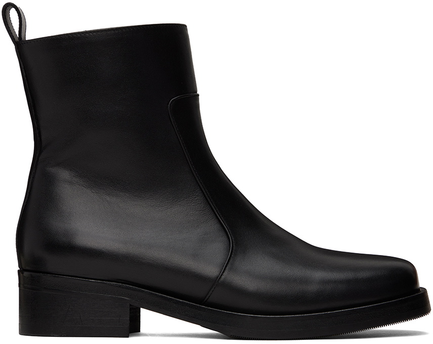 Studio Nicholson Black Square Boots Studio Nicholson