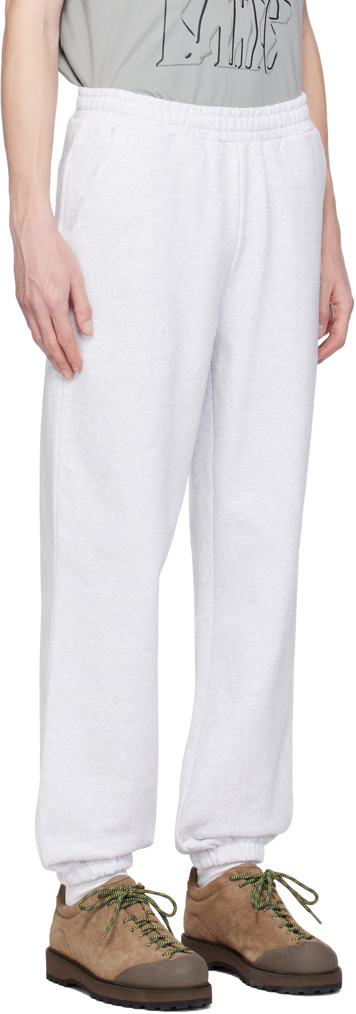 Dime Gray Classic Small Logo Sweatpants