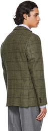 Officine Générale Green Wool 375 Blazer