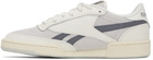 Reebok Classics Off-White & Gray Club C Revenge Vintage II Sneakers