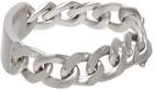 Maison Margiela Silver Semi-Polished Chain ID Bracelet