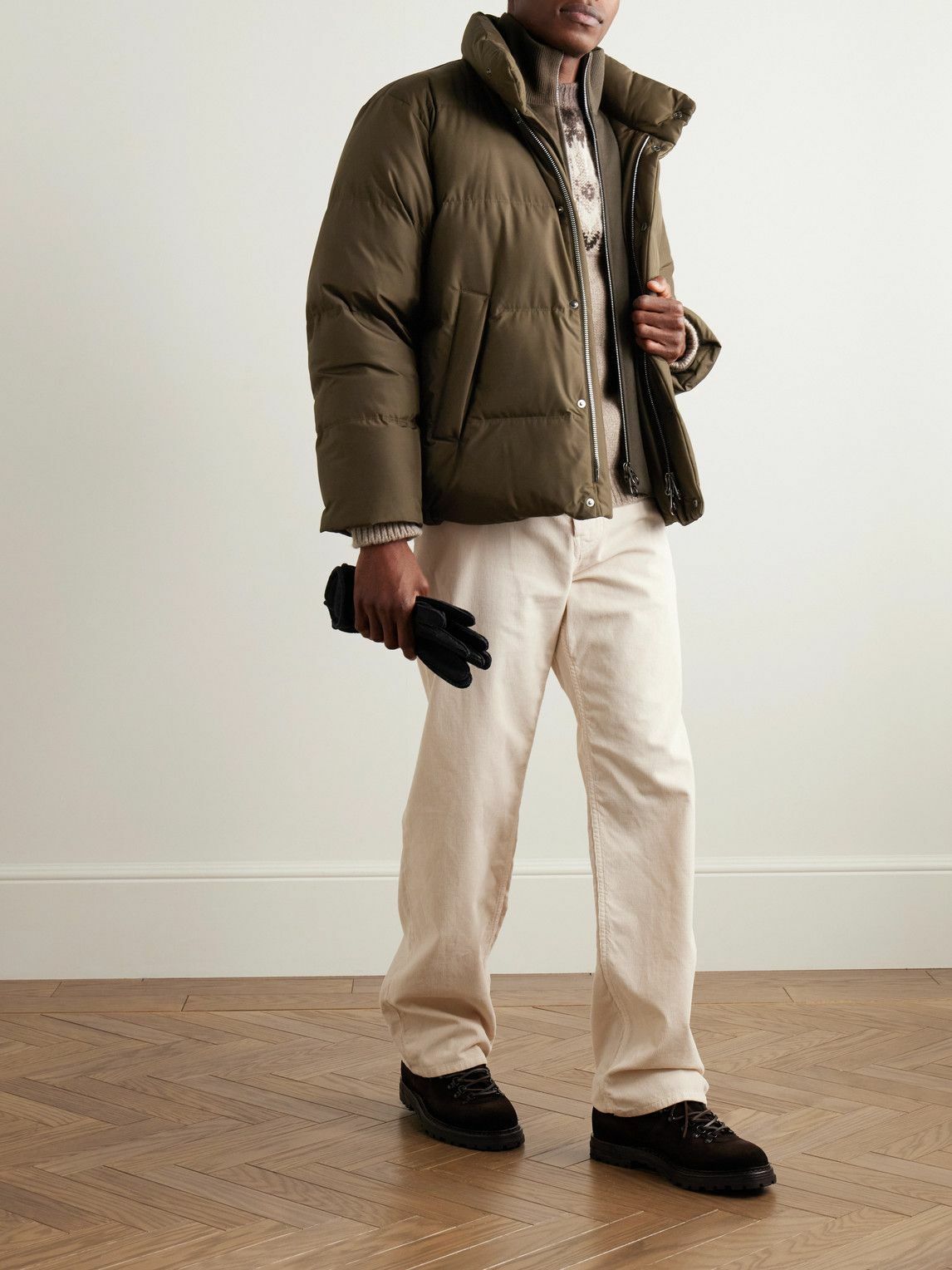Loro Piana - Lucio Quilted Storm System® Silk Jacket - Green