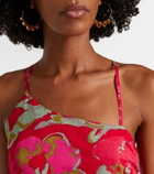 Velvet Cosima floral cotton midi dress