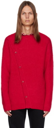 Jacquemus Red Le Chouchou 'Le Cardigan Pau' Cardigan