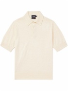 Drake's - Linen and Cotton-Blend Polo Shirt - Neutrals