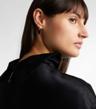 David Yurman Marbella 18kt gold drop earrings with onyx