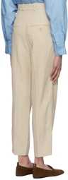 Totême Beige Suit Trousers