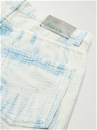 Our Legacy - Straight-Leg Printed Cotton-Corduroy Trousers - Blue