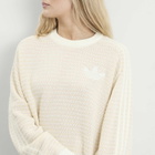 Adidas Women's Knit Jumper in Wonder White/Sand Strata/Alumina