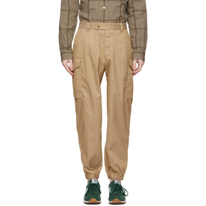 tss Khaki Herringbone Cargo Pants