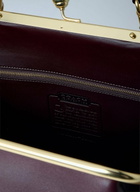 Coach Large Kisslock Frame Handbag