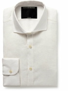 Favourbrook - Bridford Cutaway-Collar Linen Shirt - White